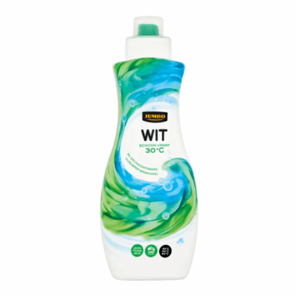 Jumbo vloeibaar wasmiddel Wit fles van 980 ml voor witte kleding en textiel