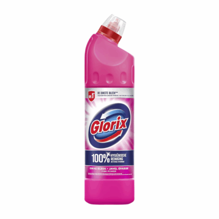 Glorix Dikke Bleek Pink Power 750 ml hygiënische bleekreiniger met frisse geur