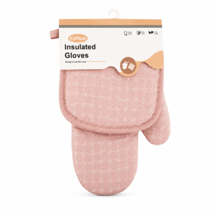 Yanuo ovenwant met pannenlap rose hittebestendige keukenset