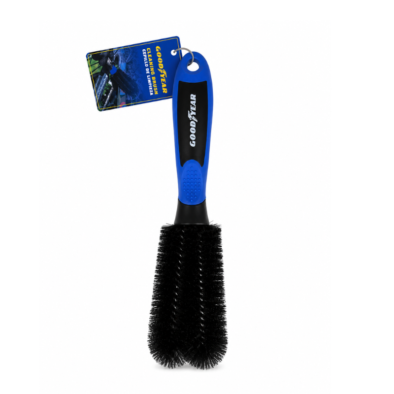 9912404424 Goodyear cleaning brush voor velgen en banden met ergonomische handgreep