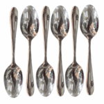 Stainless Steel Eetlepels Set - 6 Stuks