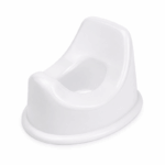Wit kinderpotje met rugleuning baby potje voor zindelijkheidstraining kunststof potty chair