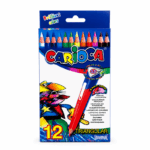 Carioca kleurpotloden driehoekig 12 stuks met 3.5 mm kern en diverse kleuren