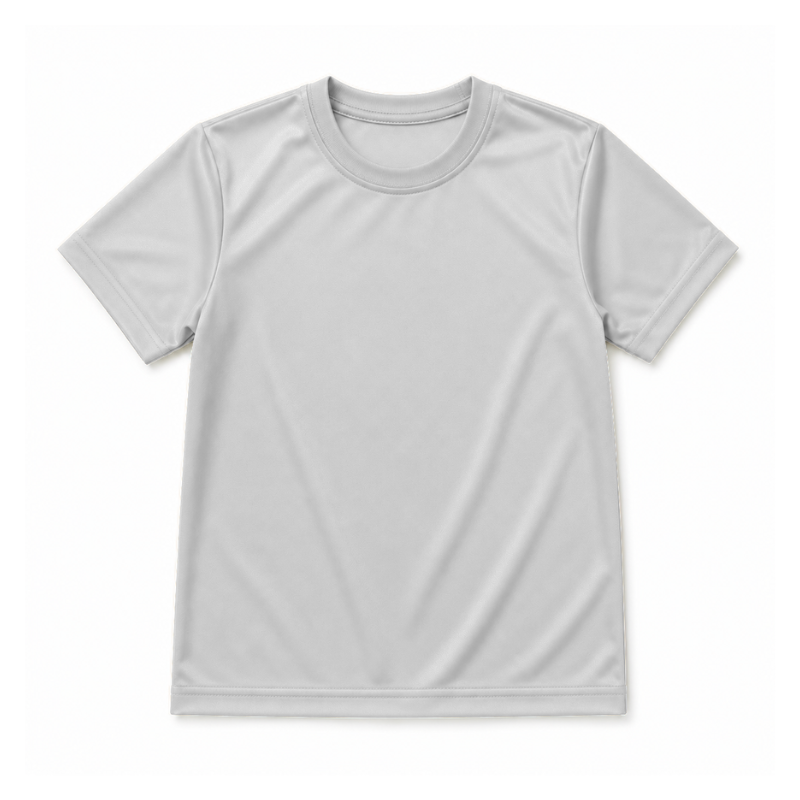 ws9000k -mgrey Wi Star Kinder Ronde Hals T-Shirt 9000 - Diverse Kleuren - Afbeelding 1