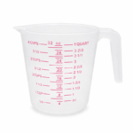 Plastic Maatbeker met Handvat - 4 Cups