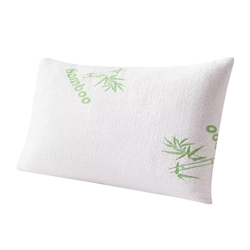 5143530 Elegant Home Bamboe Hoofdkussen Queen - 46×72 cm - Afbeelding 1