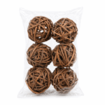 Rotan Decoratieballen Set